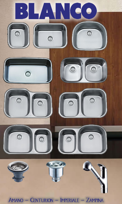 BLANCO stainless steel undermount kitchen sinks