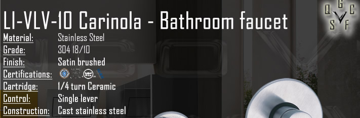 LIVLV10 Linea Imperiale sinks and faucets
