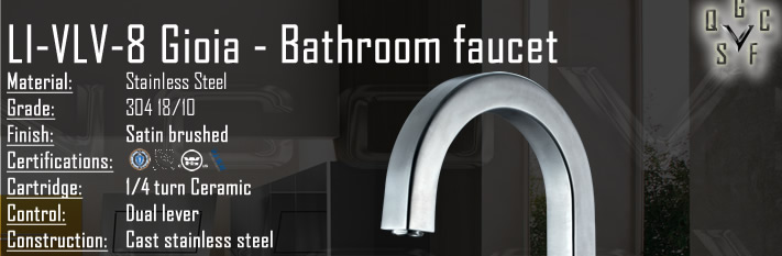 LIVLV8 Linea Imperiale sinks and faucets